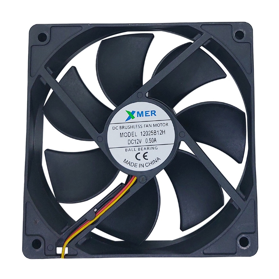120X120X25mm RULMANLI 12V 0.50A 3P XMER FAN