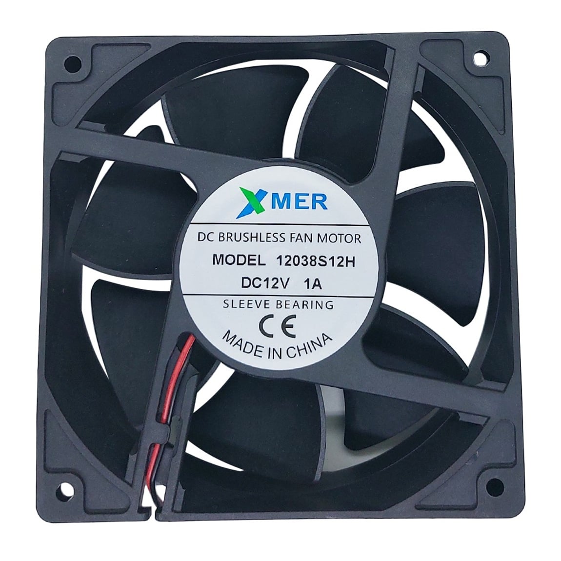120X120X38mm 12V 1.0A 2P XMER FAN