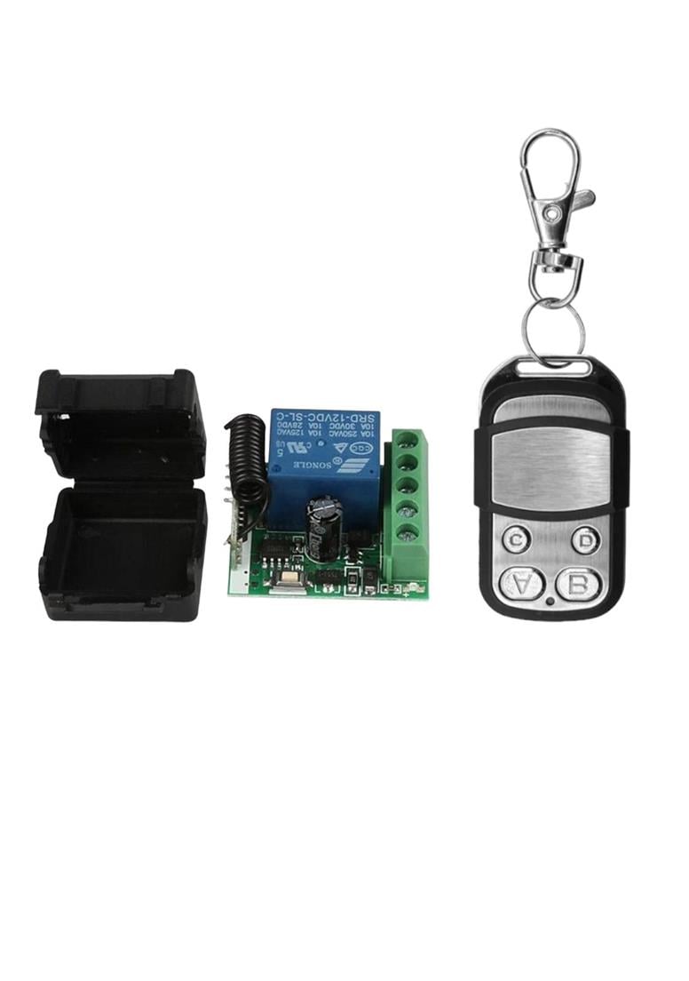 12V 10A 433 Mhz 1 Kanallı Kablosuz Rf Alıcı Röle Modül Kutulu KumandalıRoboDünya | 12V 10A 433 Mhz 1 Kanallı Kablosuz Rf Alıcı Röle Modül Kutulu Kumandalı