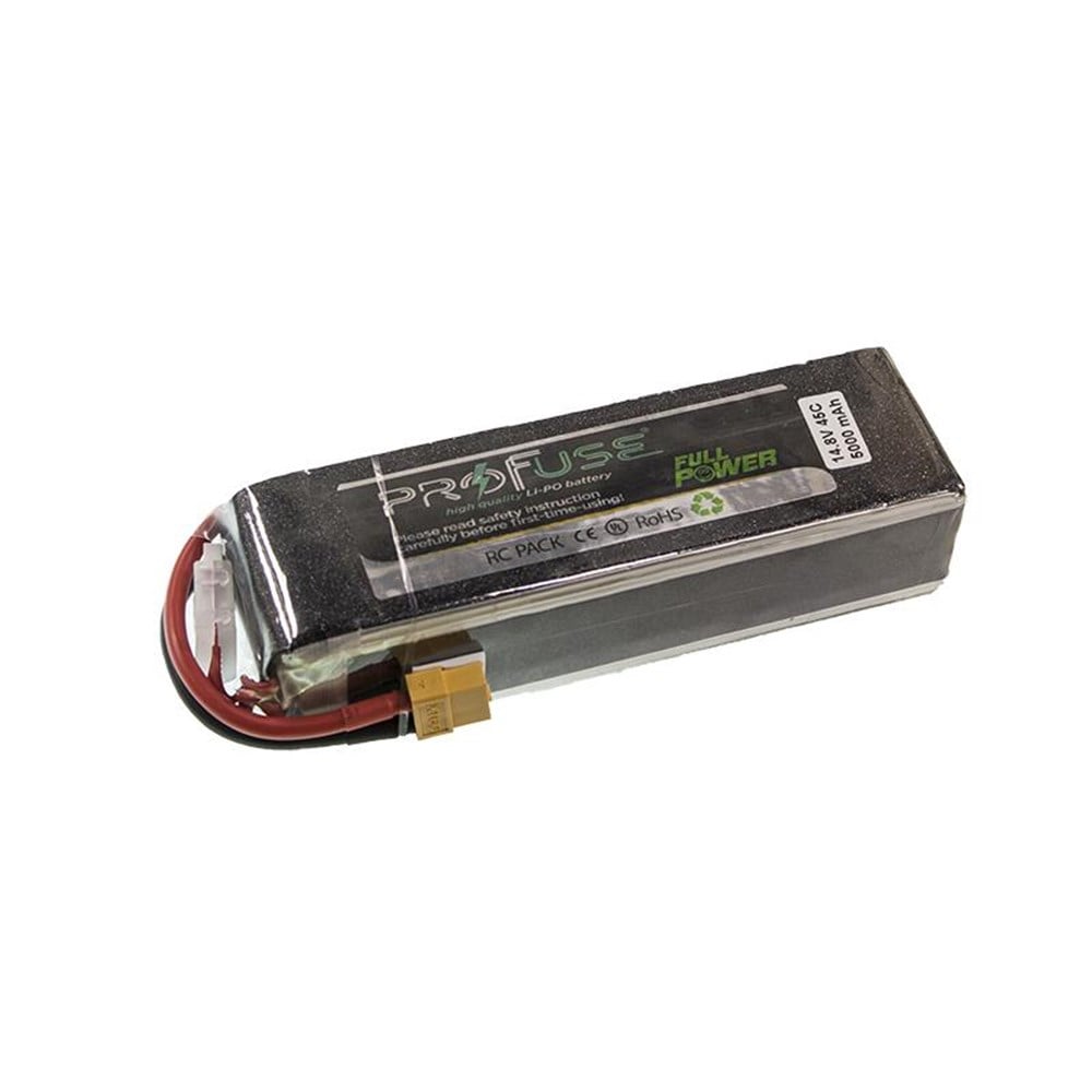 14.8 V 4S Lipo Batarya 5000 mAh 45C