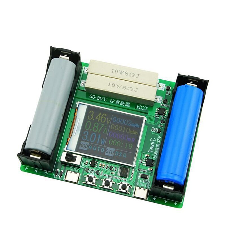18650 LCD Dijital Lityum Pil Kapasitesi Ölçüm Test Cihazı Modülü18650 LCD Dijital Lityum Pil Kapasitesi Ölçüm Test Cihazı Modülü