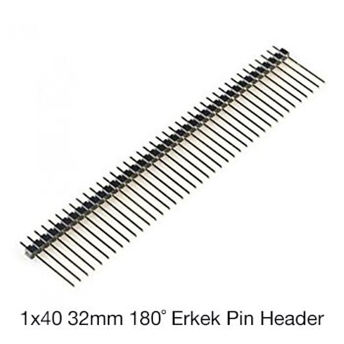 1X40 180* 32mm Erkek  Pin Header