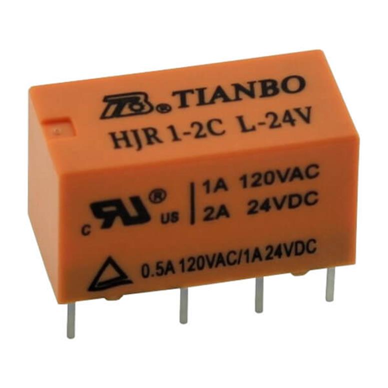 24V Telekom Tianbo Röle (24V 2A) - HJR1-2C-L-24VDC-S-ZY24V Telekom Tianbo Röle (24V 2A) - HJR1-2C-L-24VDC-S-ZY