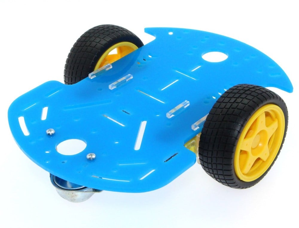 2WD Mobil Robot Platformu - Mavi