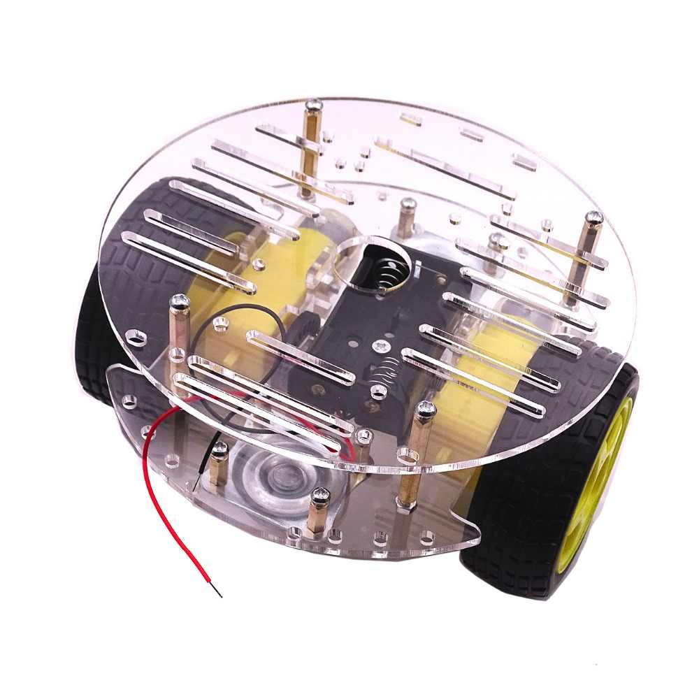 2WD Smart Robot Araba Yuvarlak Şasisi