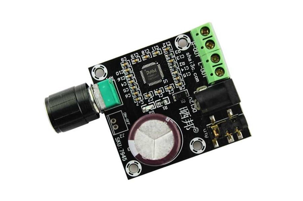 2x15W Amplifikatör Devresi 15W Stereo PAM8610 Amfi - Amfi Ses Yük