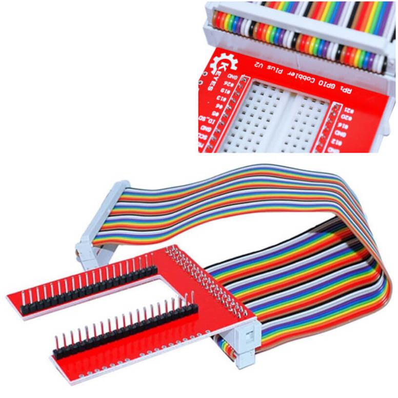3 GPIO EXTENSION DIY KIT 40P RAINBOW LINE GPIO V23 GPIO EXTENSION DIY KIT 40P RAINBOW LINE GPIO V2