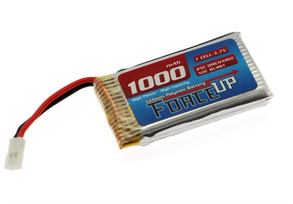 3.7V Lipo Pil 1000mAh - Drone Pili
