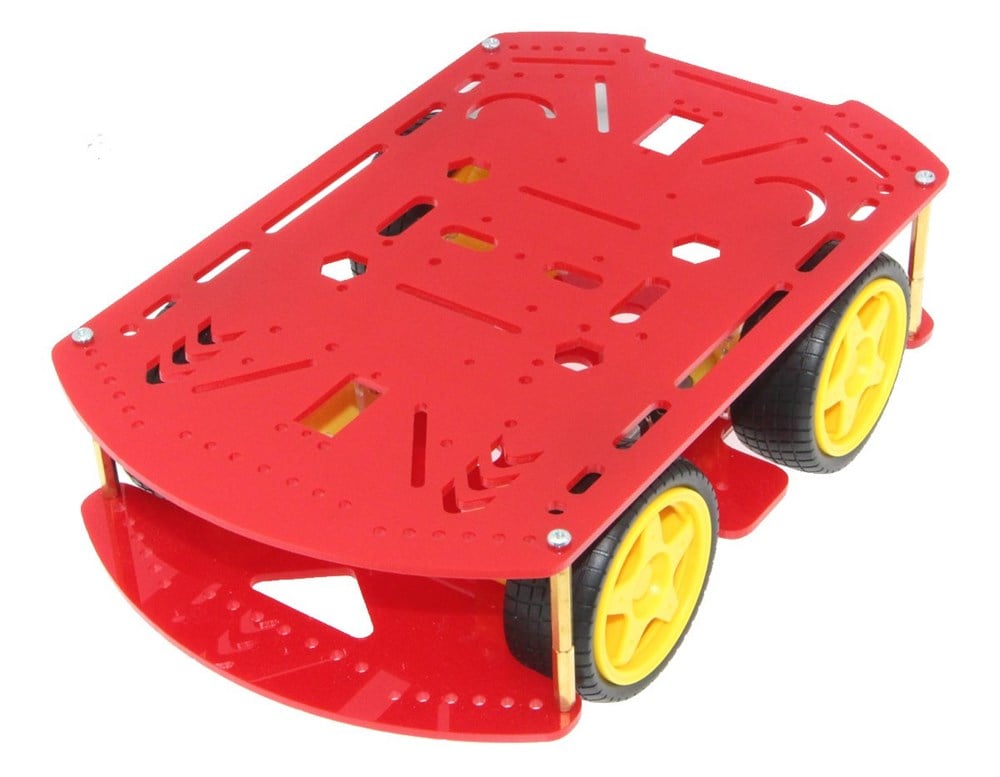4WD Multi Robot Platformu - Kırmızı