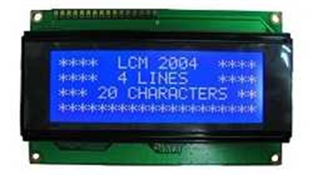 4x20 LCD Mavi