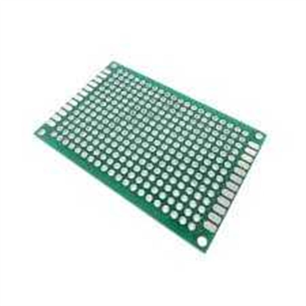 4x6 cm Çift Yüzlü Delikli Pertinaks