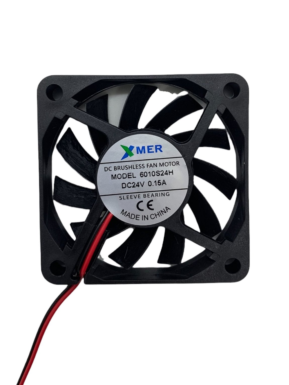 60X60X10mm 24V 0.15A 2P XMER FAN