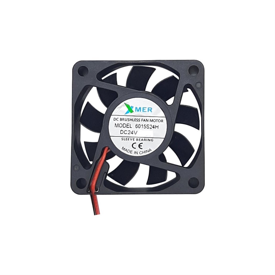 60X60X15mm 24V 0.13A 2P XMER FAN
