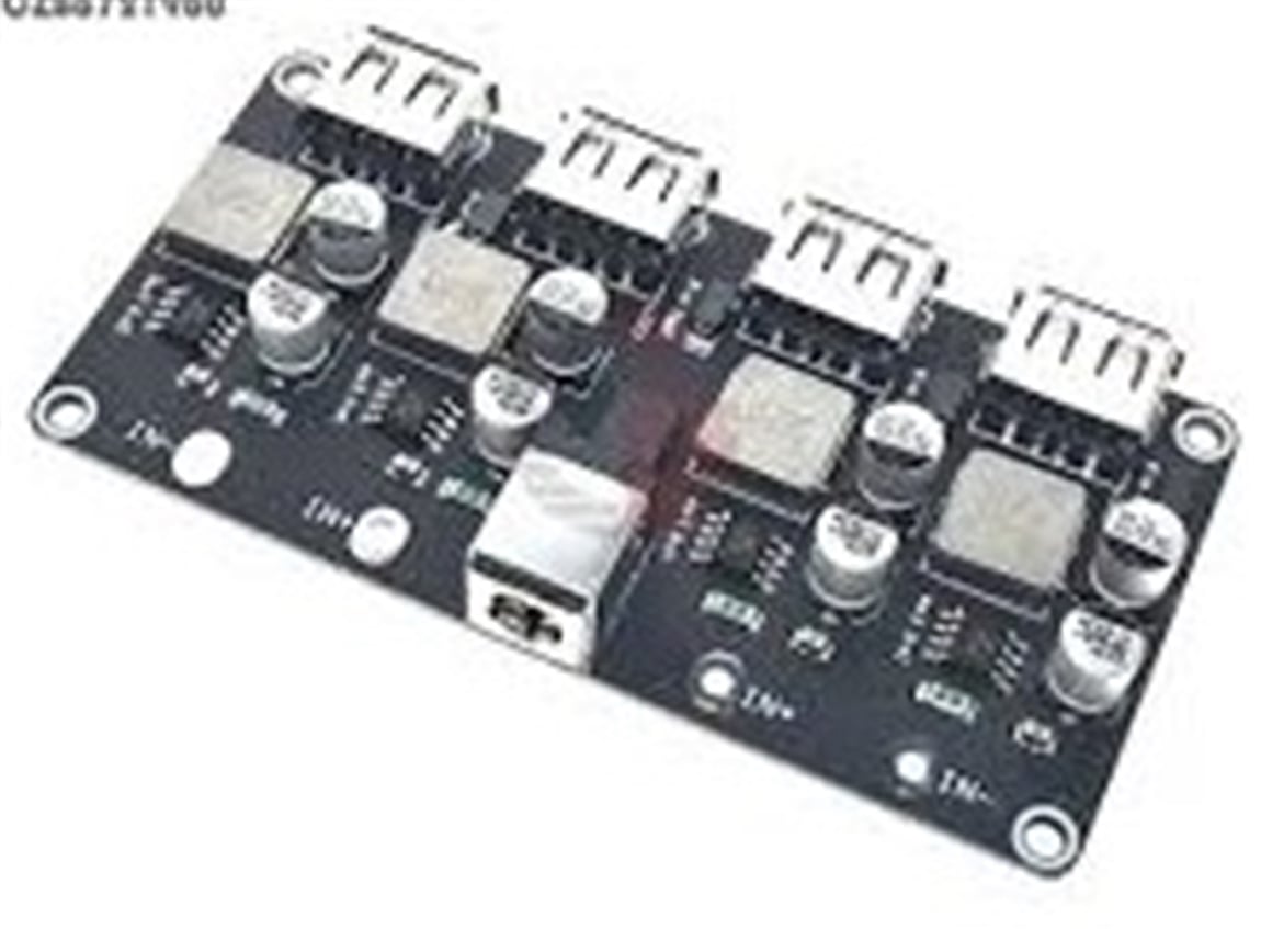 6V - 30V 24W 4 USB'li Gerilim Azaltıcı Hızlı Şarj Kartı6V - 30V 24W 4 USB'li Gerilim Azaltıcı Hızlı Şarj Kartı