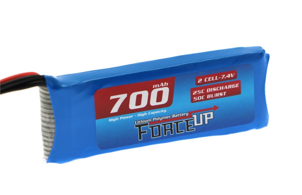 7.4V Lipo Pil 700mAh - Slim