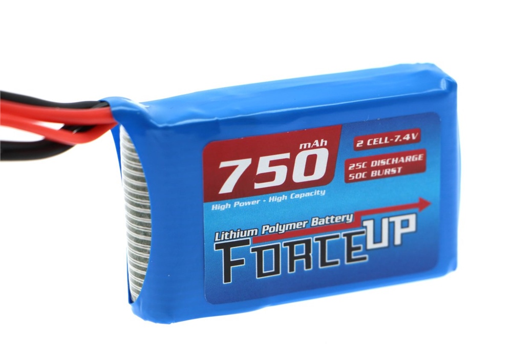 7.4V Lipo Pil 750mAh