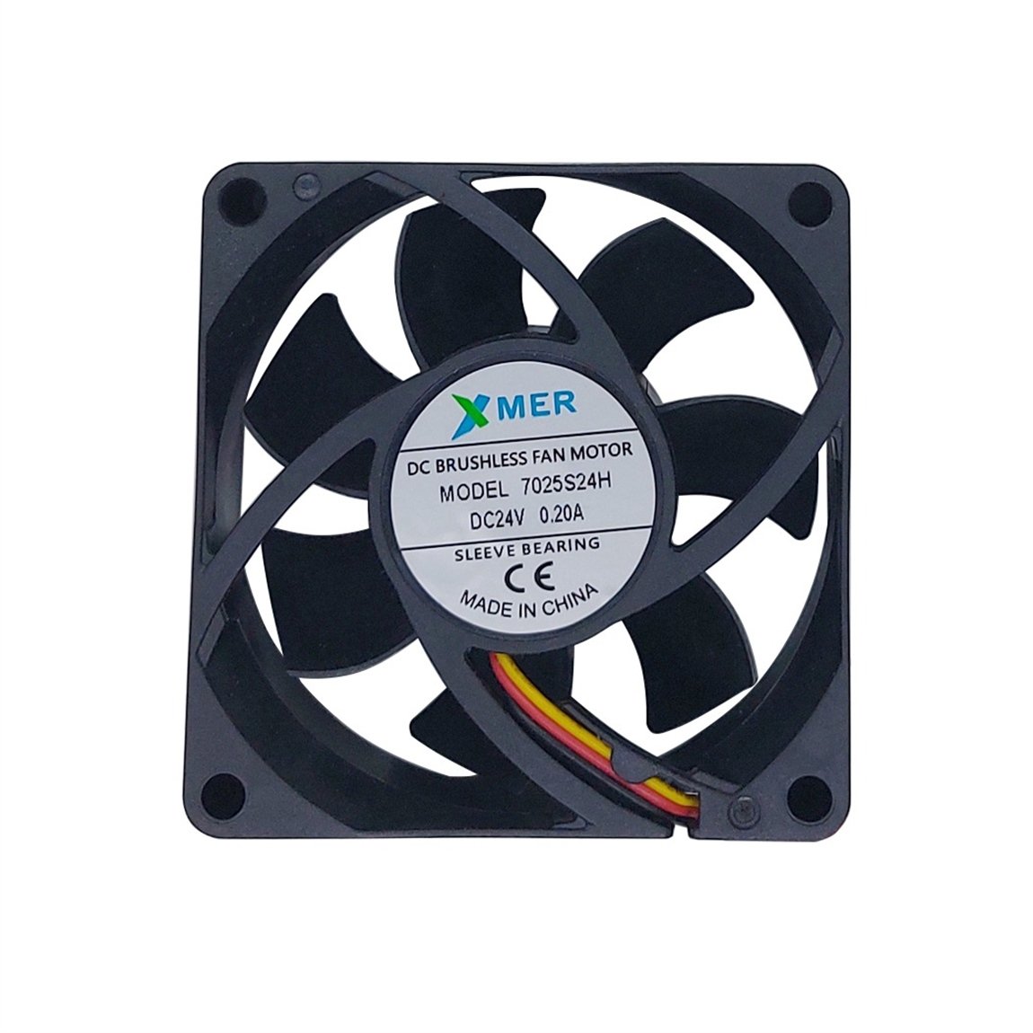 70X70X25mm 24V 0.20A 3P XMER FAN