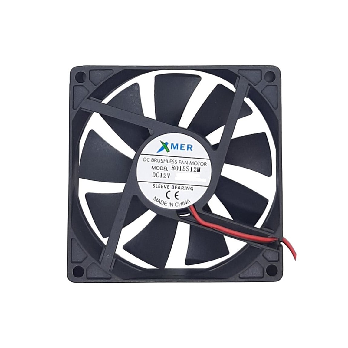 80X80X15mm 12V 0.13A 2P XMER FAN