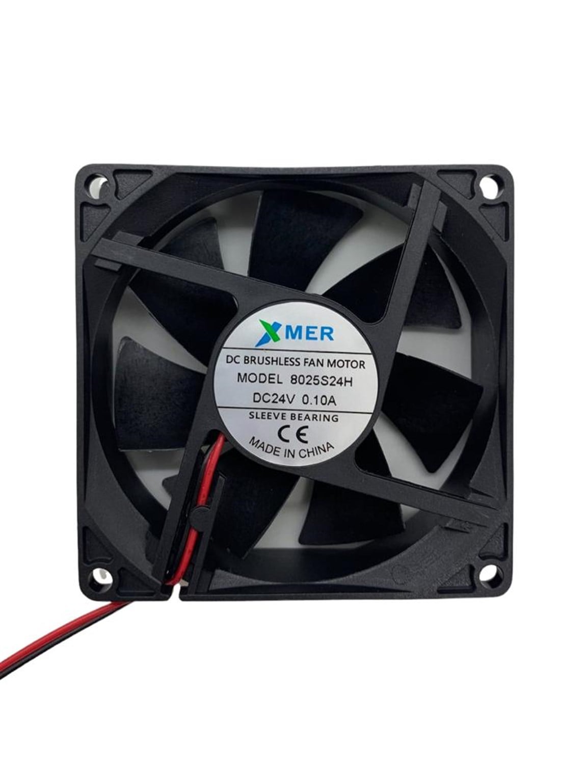 80X80X25mm 24V 0.10A 2P XMER FAN