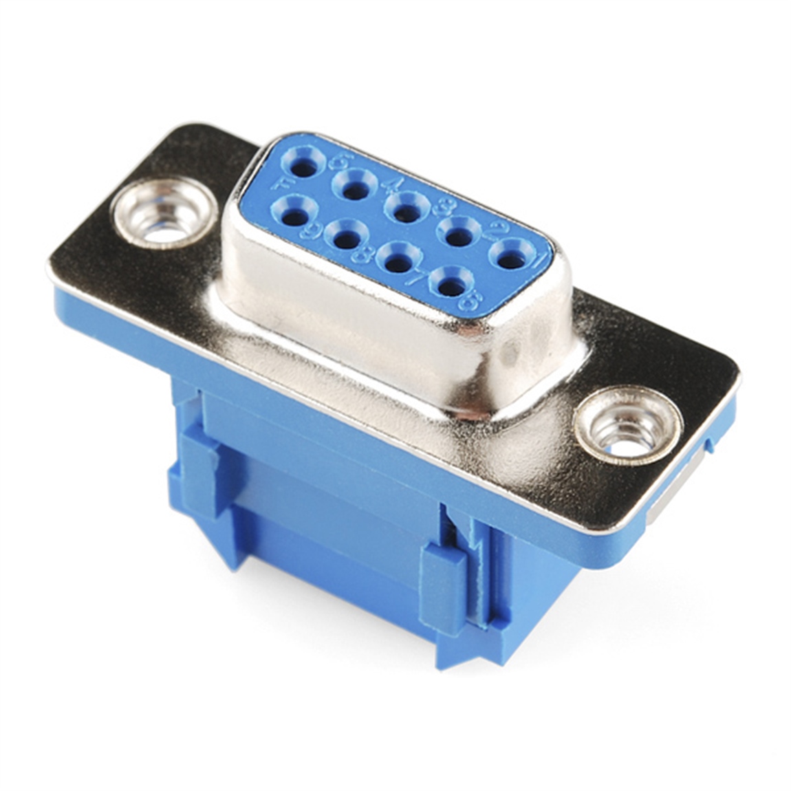 9'Pin Dişi Flat Kablo İçin Sıkıştırmalı D-Sub Konnektör