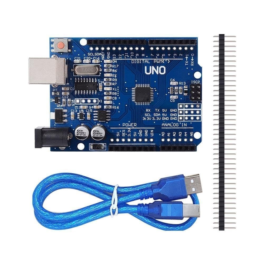 Arduino UNO R3 KLON - USB KABLO HEDİYELİ - (USB Chip CH340)