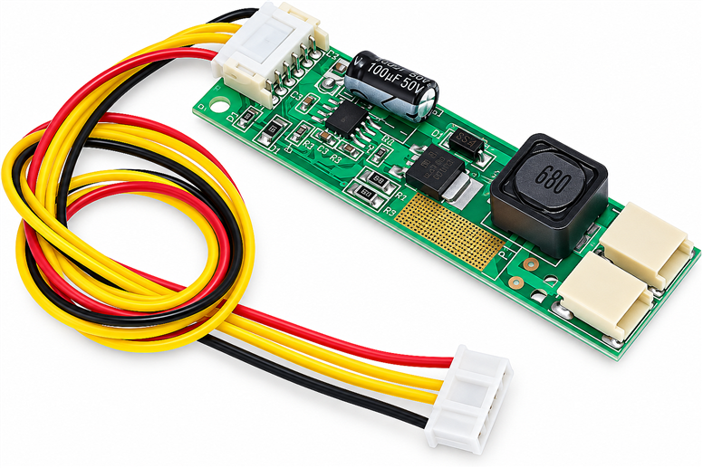 CA-155 LCD LED Backlight Sürücü Modülü – 10-30V Giriş, 9.6V 0.8A Yüksek Gerilim Sabit AkımCA-155 LCD LED Backlight Sabit Akım Sürücü | Robo Dünya