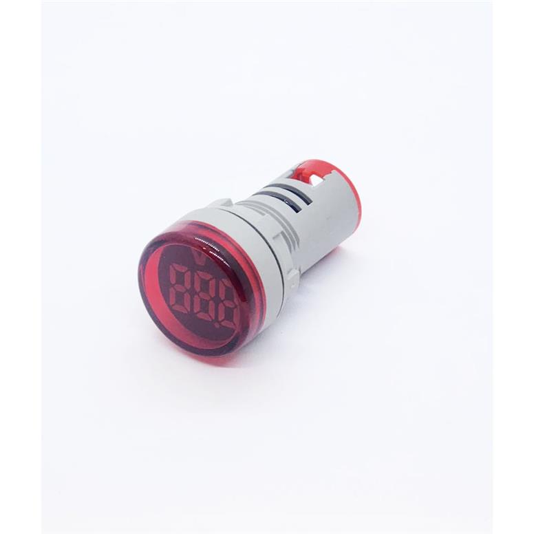 Dijital Voltmetre 22 MM AC50-500v Dc Kırmızı YUVARLAKDijital Voltmetre 22 MM AC50-500v Dc Kırmızı YUVARLAK