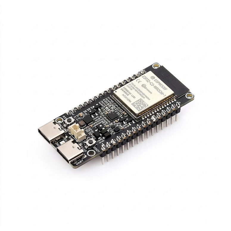 ESP32-C5-WROOM-1-N16R8 WiFi 6 Bluetooth 5 LE Çift Bant 2.4/5 GHz DevKit Geliştirme Kartı – Çift Type-CESP32-C5 N16R8 WiFi 6 Geliştirme Kartı | Robo Dünya
