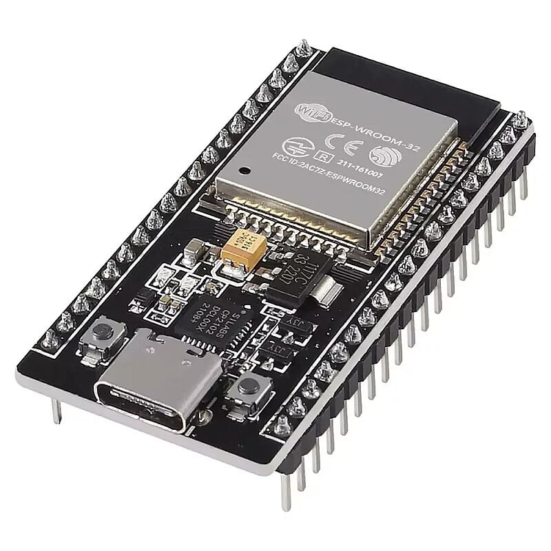 ESP32 CP2102 38 Pin Type-C – Wi-Fi ve Bluetooth (Dual Mode) Destekli Geliştirme KartıESP32 CP2102 38 Pin Type-C – Wi-Fi ve Bluetooth (Dual Mode) Destekli Geliştirme Kartı
