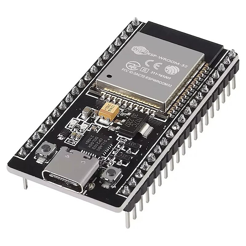 ESP32 CP2102 38 Pin Type-C – Wi-Fi ve Bluetooth (Dual Mode) Destekli Geliştirme KartıESP32 CP2102 38 Pin Type-C – Wi-Fi ve Bluetooth (Dual Mode) Destekli Geliştirme Kartı