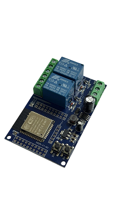 ESP32 WIFI Bluetooth 2 Kanal Röle KartıESP32 WIFI Bluetooth 2 Kanal Röle Kartı
