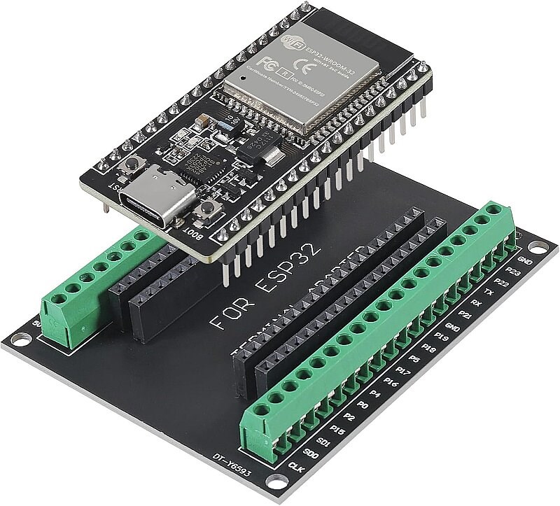 ESP32S 38 Pin Klemens ShieldESP32S 38 Pin Klemens Shield
