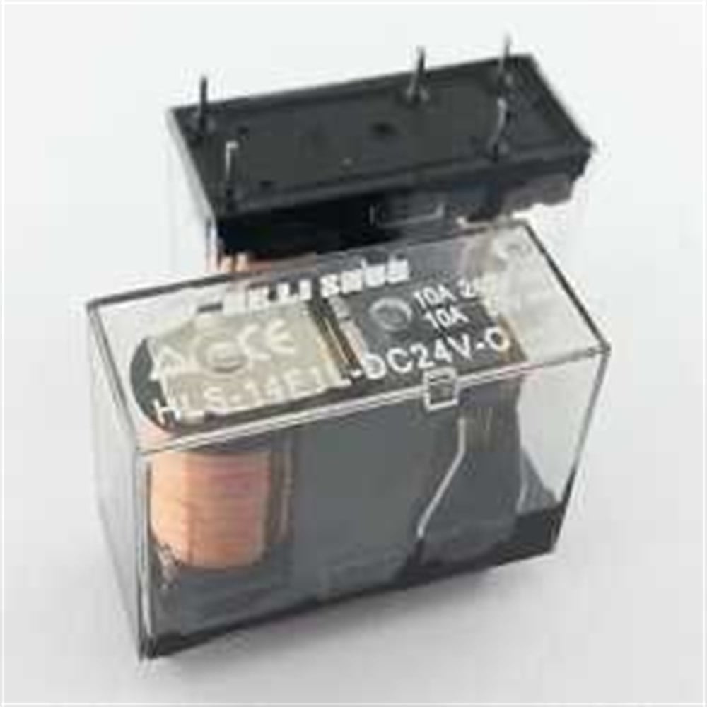 HLS-14F1L-24Volt 10Amper Şeffaf Tek Kontak Röle 5 Pin