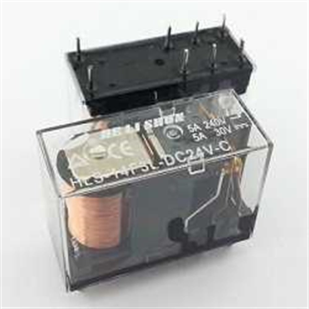HLS-14F3L-12Volt 5Amper Şeffaf Çift Kontak Röle 8 Pin