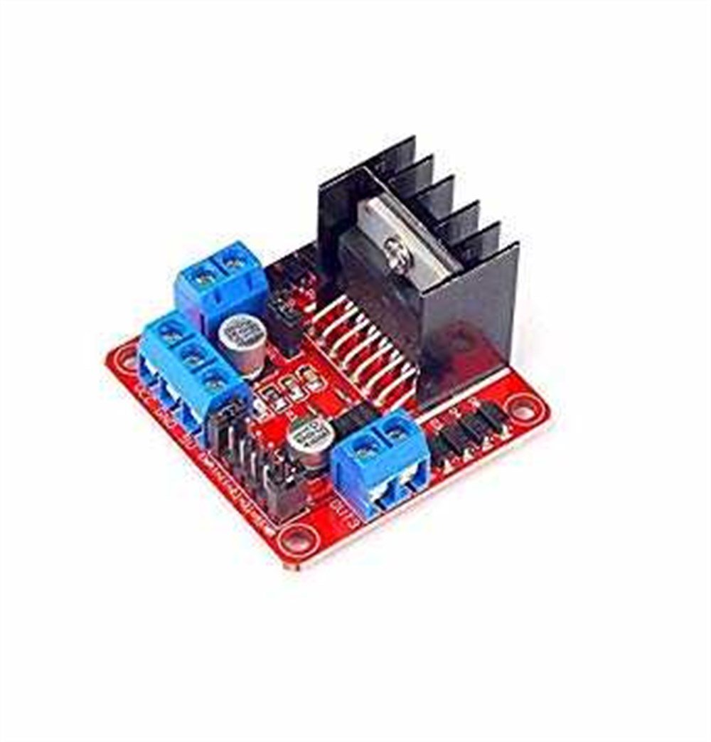 L298N Voltaj Regulatörlü Çift Motor Sürücü Kartı