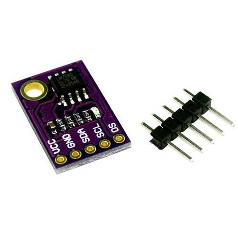LM75A 12C Sıcaklık Sensör Modülü - Arduino Uyumlu