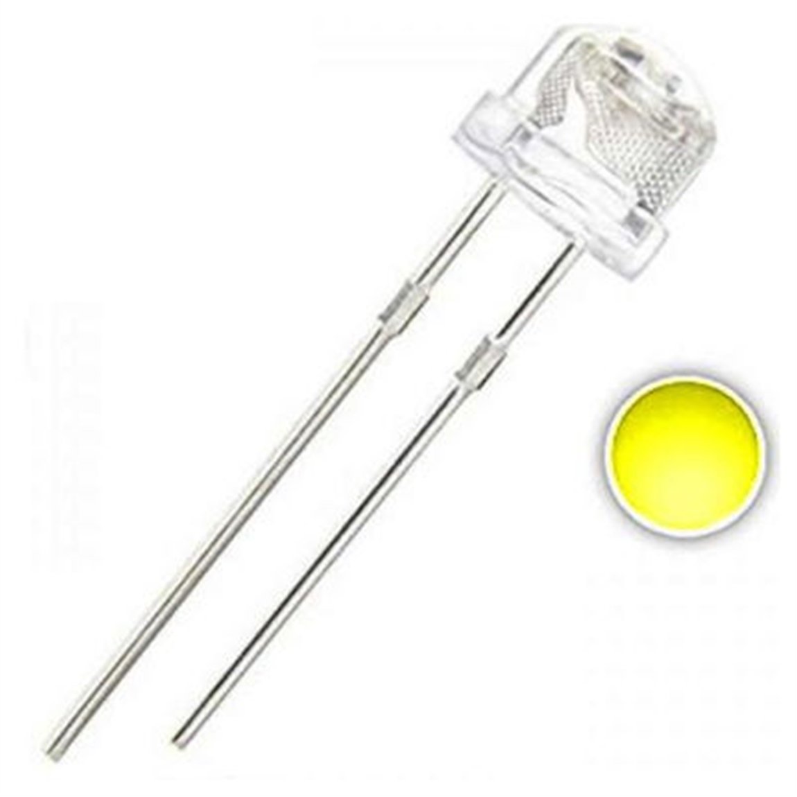 Mantar LED Sarı 4.8mm 1000 AdetMantar LED Sarı 4.8mm 1000 Adet