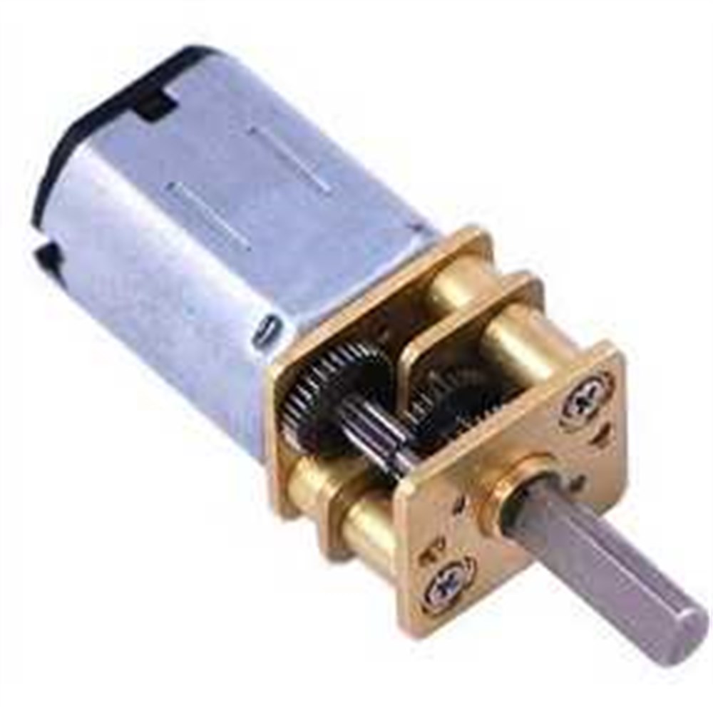 Metal Redüktörlü Mikro Motor 100RPM - N20 DC12V