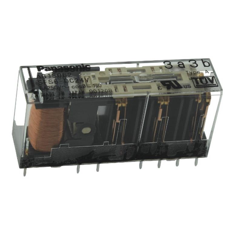 RELAY 6A 24V 64PNC PANASONIC - SFS6-DC24VRELAY 6A 24V 64PNC PANASONIC - SFS6-DC24V