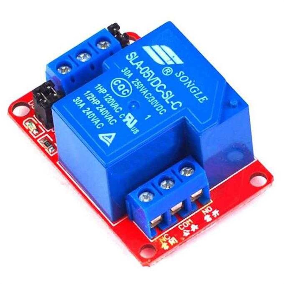 Songle 5V 30A 1 Kanallı Röle Modülü