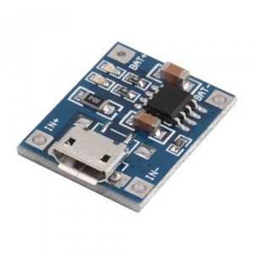 TP4056 3.7 V Şarj Aleti - 5 V 1 A Lithium Battery Charger