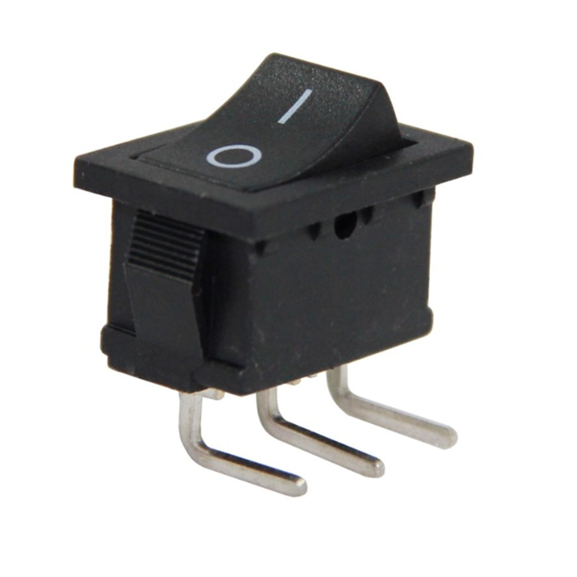 Yükseltici Anahtar Siyah 3P 0-1 90° PCB Bacak
