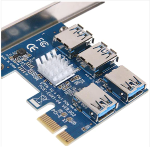 PCI-E Express 1X 1 to 4 USB 3.0 RİSER ÇOĞALTICI & ÇOKLAYICI