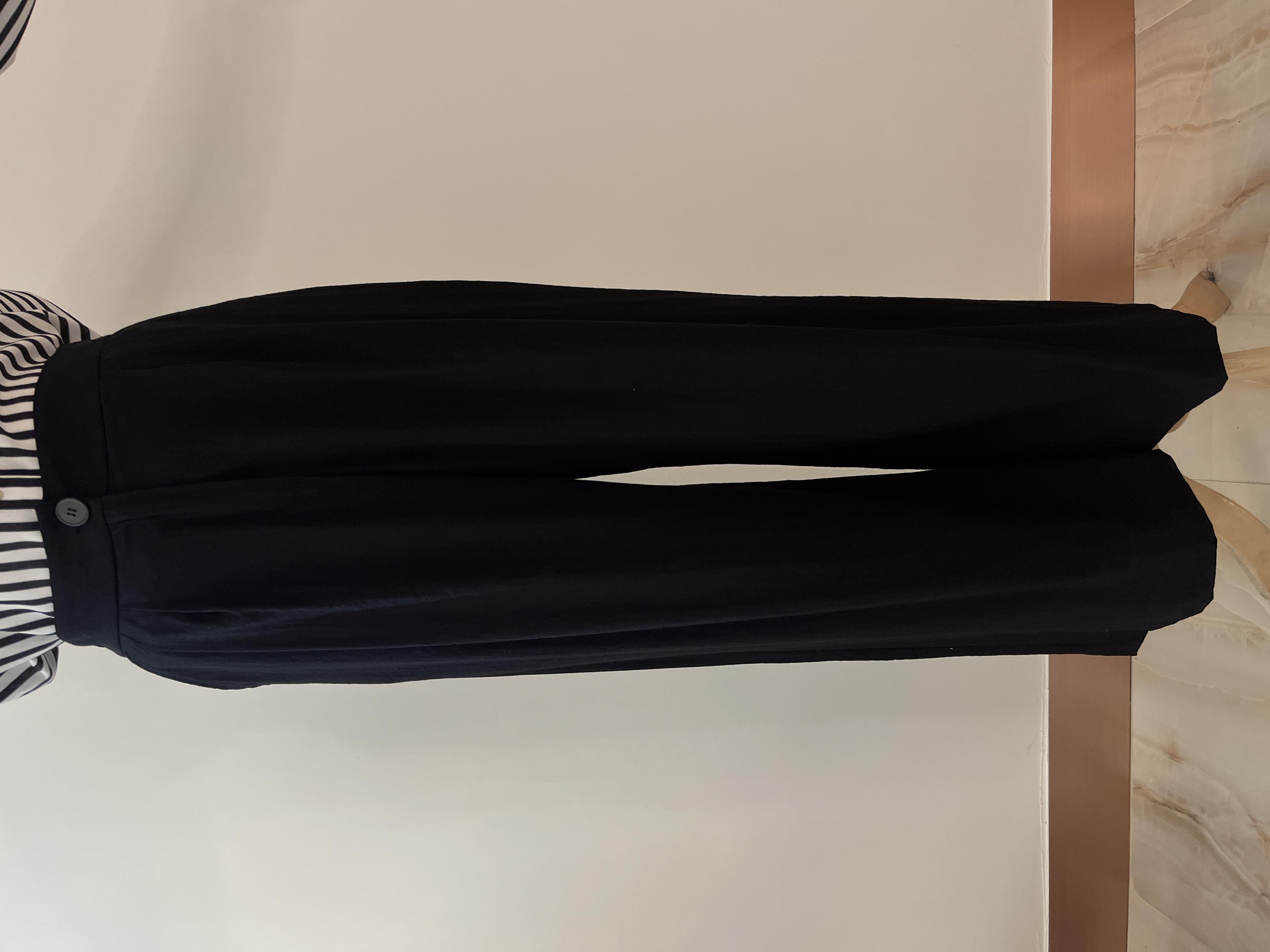 ÇİFT PİLELİ BOL PAÇA PANTOLON