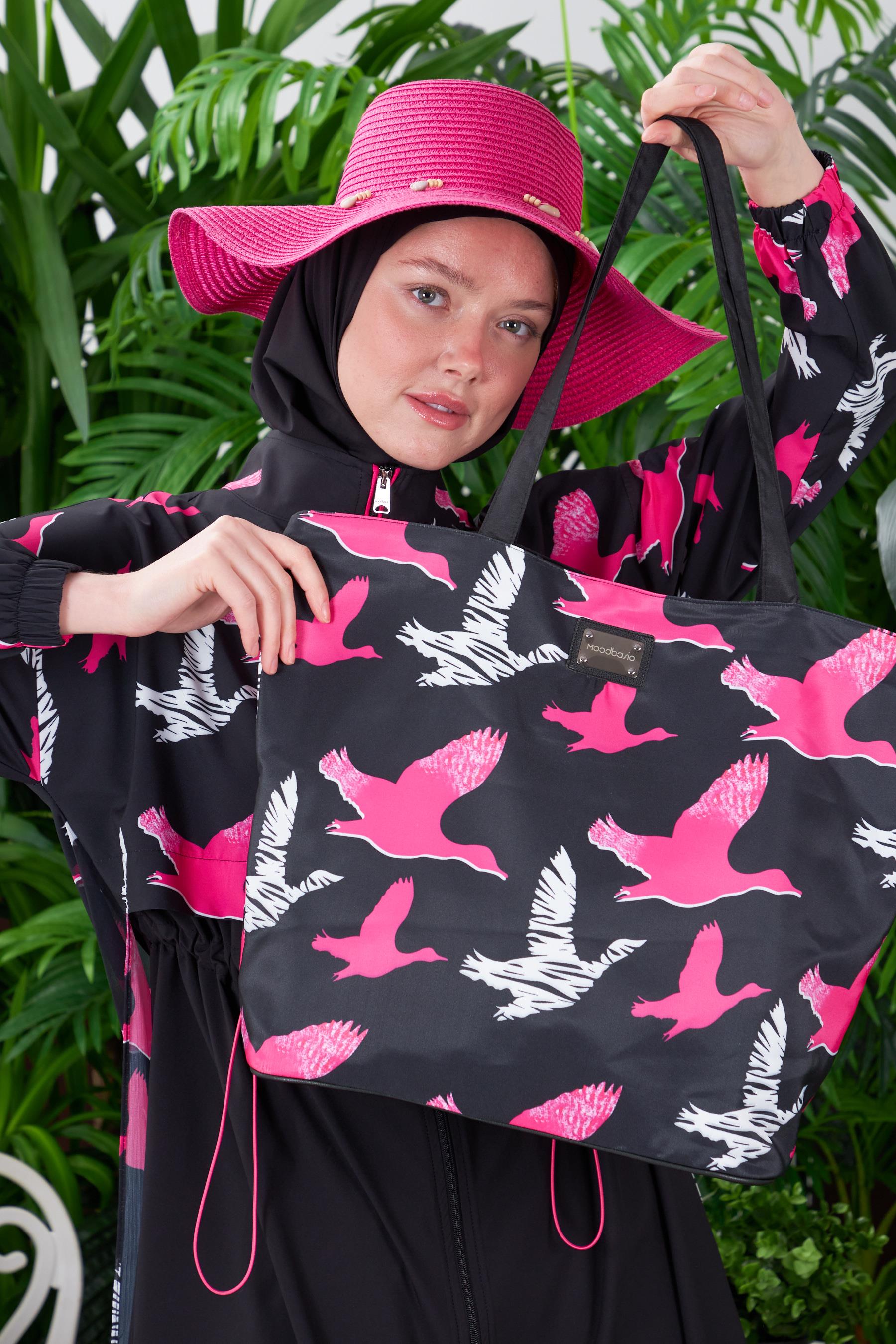 KUŞLU PLAJ ÇANTASI