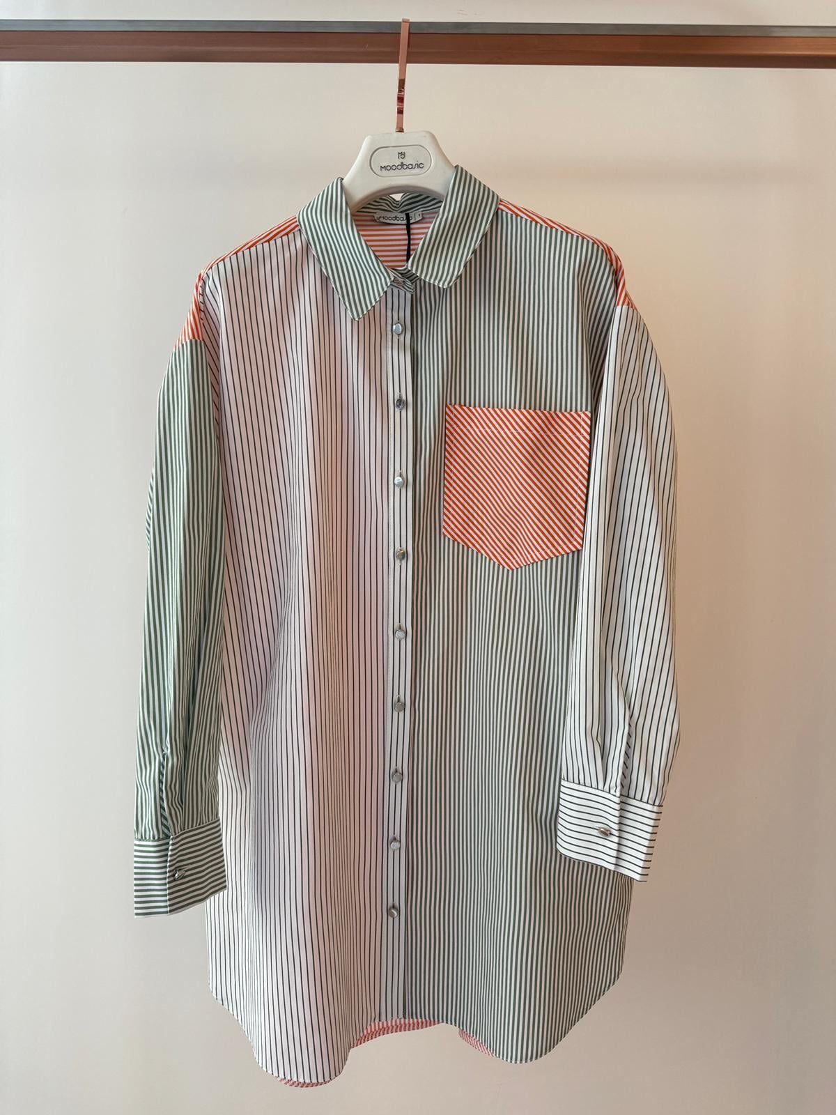 RENKLİ ÇİZGİLİ GÖMLEK