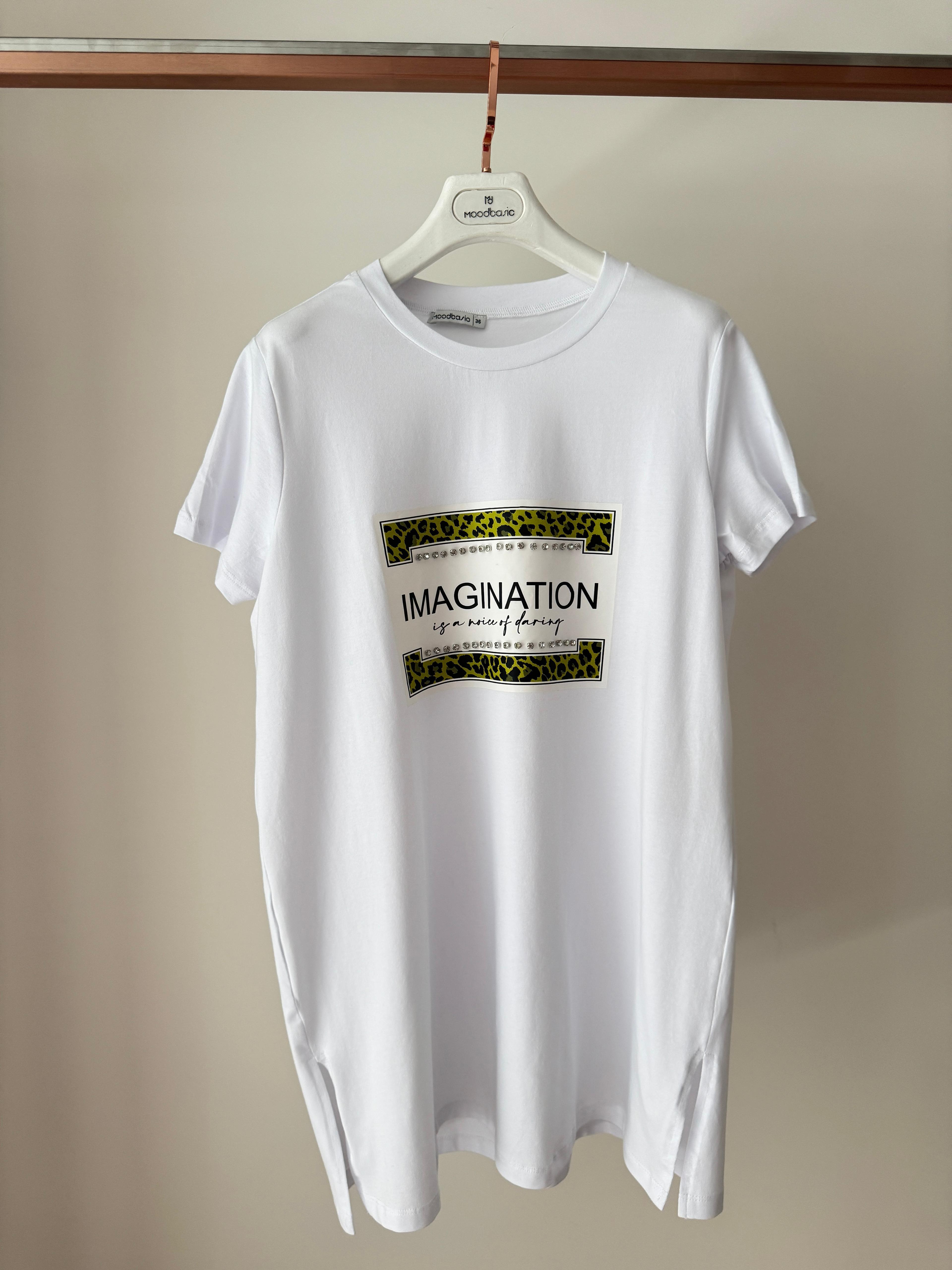 TAŞLI BASKILI TSHIRT