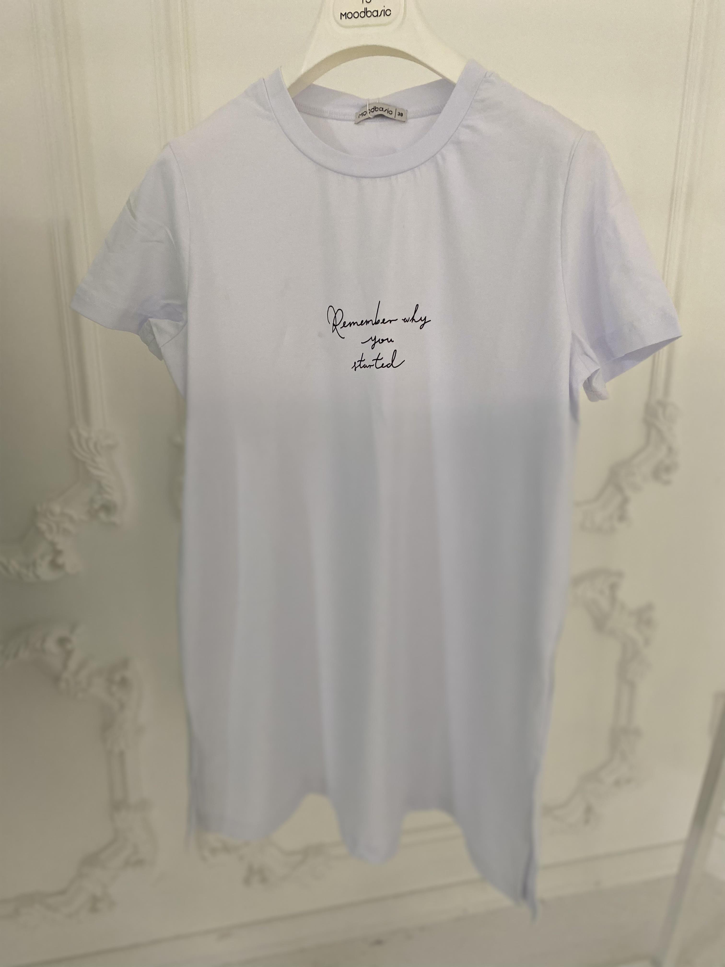 YAZILI BASKILI T-SHIRT