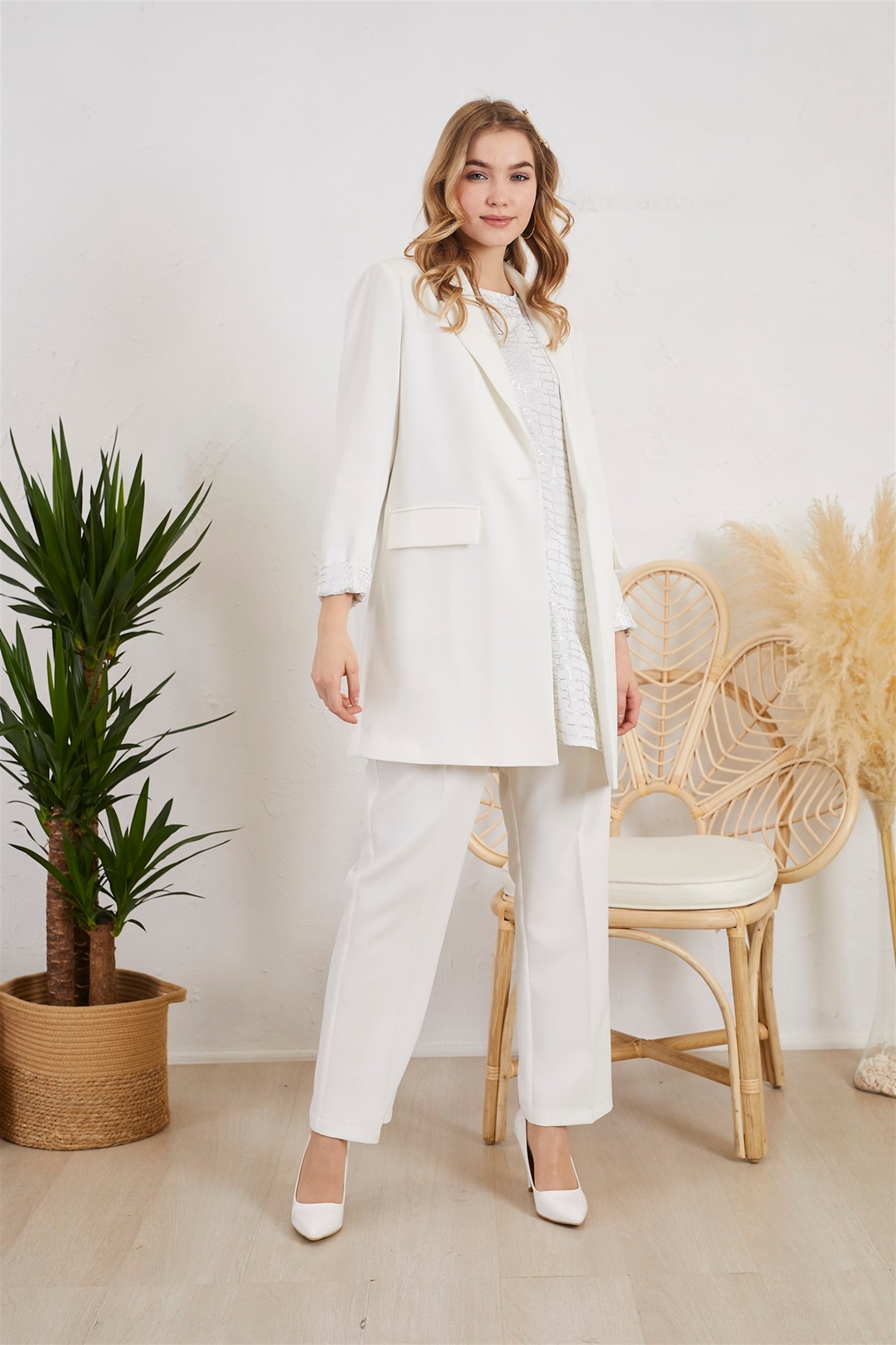 BLAZER CEKETLİ ÜÇLÜ TAKIM