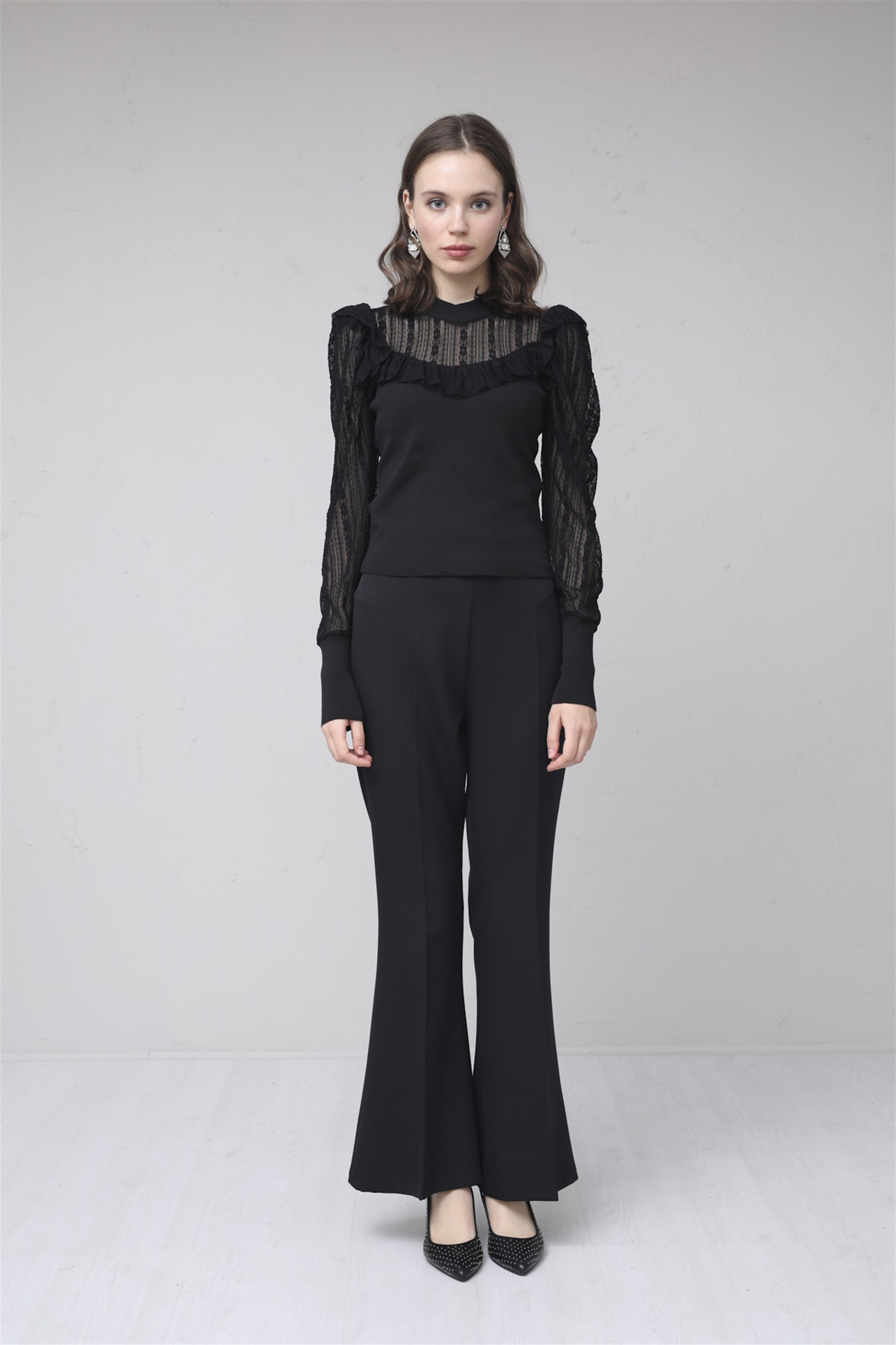 İSPANYOL PAÇA KREP PANTOLON